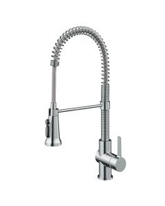 2-in-1 Commercial Style Pull-Down Single Handle Water Filter Kitchen Faucet for Reverse Osmosis or Water Filtration System in Chrome