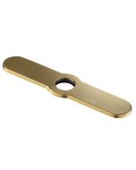 10-inch Deck Plate for Kitchen Faucet in Brushed Brass