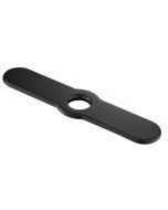 10-inch Deck Plate for Kitchen Faucet in Matte Black
