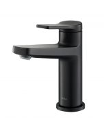 Single Handle Basin Bathroom Faucet in Matte Black