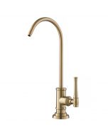 Allyn 100% Lead-Free Kitchen Water Filter Faucet in Brushed Gold