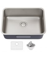 25" Undermount 16 Gauge Stainless Steel Single Bowl Kitchen Sink 