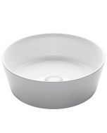 15 3/4" Round Vessel Ceramic Bathroom Sink in White