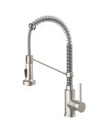 KRAUS Bolden™ Commercial Style Pull-Down Faucet 18" in Stainless Steel/Chrome Finish