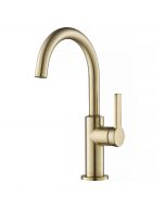 Single Handle Kitchen Bar Faucet in Spot Free Antique Champagne Bronze