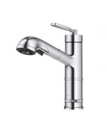 Pull-Out Single Handle Kitchen Faucet in Chrome 