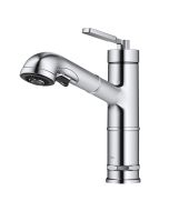 Pull-Out Single Handle Kitchen Faucet in Chrome 