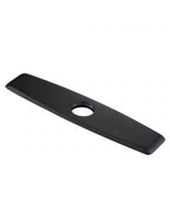 10" Deck Plate for Kitchen Faucet in Matte Black