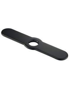 10-inch Deck Plate for Kitchen Faucet in Matte Black