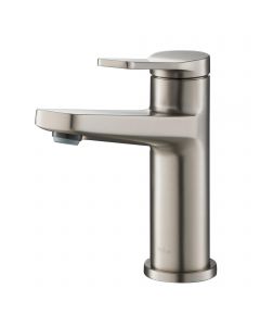 Single Handle Bathroom Faucet in Spot Free Stainless Steel Finish