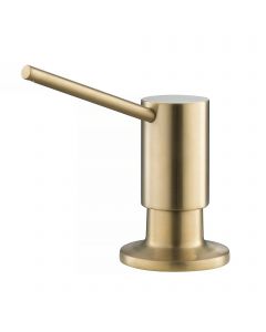 Kitchen Soap and Lotion Dispenser in Brushed Gold
