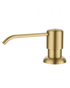 Kitchen Soap and Lotion Dispenser in Brushed Brass