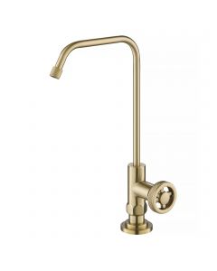 Urbix 100% Lead-Free Kitchen Water Filter Faucet in Brushed Gold