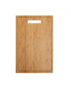 Organic Solid Bamboo Cutting Board for Kitchen Sink 18.5" x 12" 