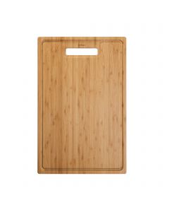 KRAUS Organic Solid Bamboo Cutting Board for Kitchen Sink 18.5 in. x 12 in.  