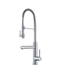 Commercial Style Pre-Rinse Kitchen Faucet in Chrome