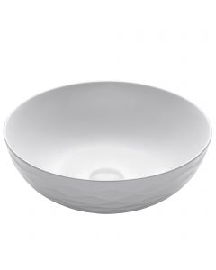 16 1/2" Round Vessel Ceramic Bathroom Sink in White