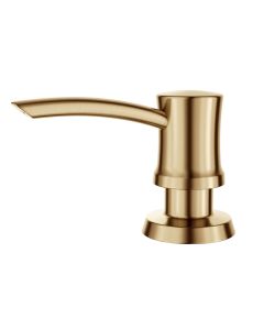 Kitchen Soap and Lotion Dispenser in Brushed Brass 