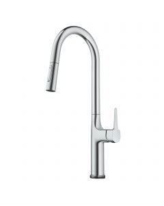 Tall Modern Single-Handle Touch Kitchen Sink Faucet with Pull Down Sprayer in Chrome 