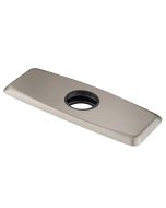 Deck Plate for Bathroom Faucet in Spot Free Stainless Steel