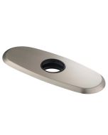 Deck Plate for Bathroom Faucet in Spot Free Stainless Steel