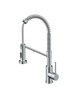 2-in-1 Commercial Style Pull Down Single Handle Water Filter Kitchen Faucet for Reverse Osmosis or Water Filtration System in Chrome