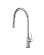 High-Arc Single Handle Pull-Down Kitchen Faucet in Spot Free Stainless Steel