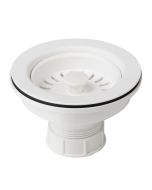 Kitchen Sink Strainer in White
