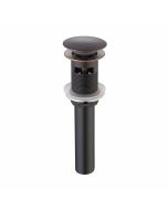 Pop-Up Drain for Bathroom Sink with Overflow in Oil Rubbed Bronze