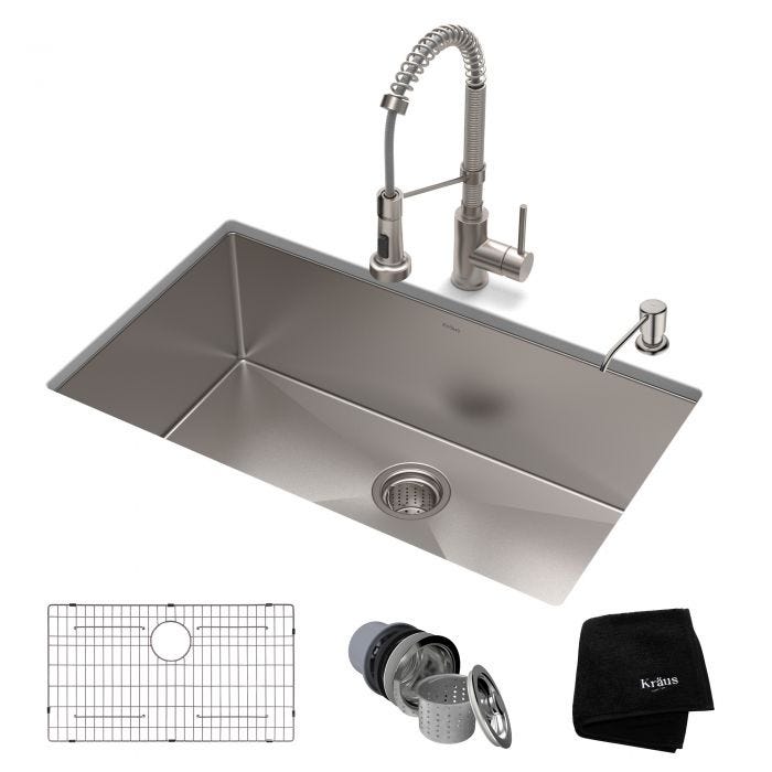 30 Inch Undermount Kitchen Sink