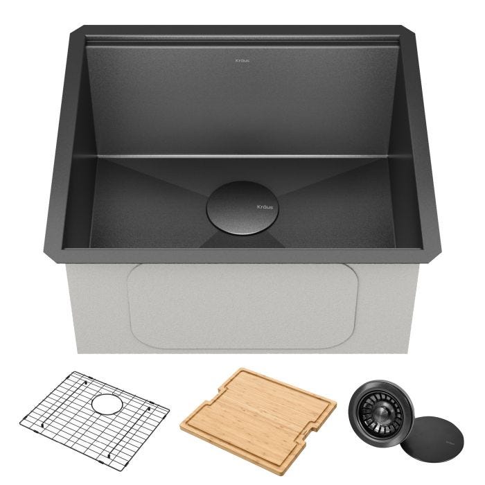 KRAUS Kore Workstation 30 Undermount 16 Gauge Kitchen Sink