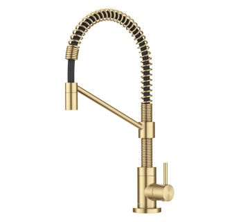 Single Handle Drinking Water Filter Faucet for Reverse Osmosis or Water Filtration System in Brushed Brass