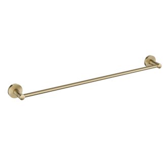 24" Bathroom Towel Bar in Brushed Gold