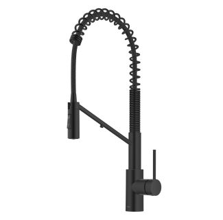 2-in-1 Commercial Style Pull-Down Single Handle Water Filter Kitchen Faucet for Reverse Osmosis or Water Filtration System in Matte Black
