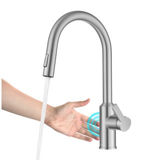 Pull-Down Single Handle Kitchen Faucet | Touchless Sensor Faucet in Spot Free Stainless Steel