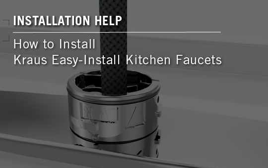 Kitchen Faucet Installation video