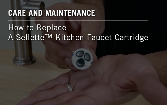 How to a sellette  kitchen faucet cartridge