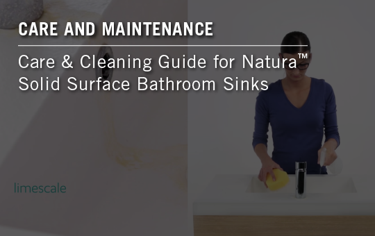 Bathroom sink care & cleaning guide video