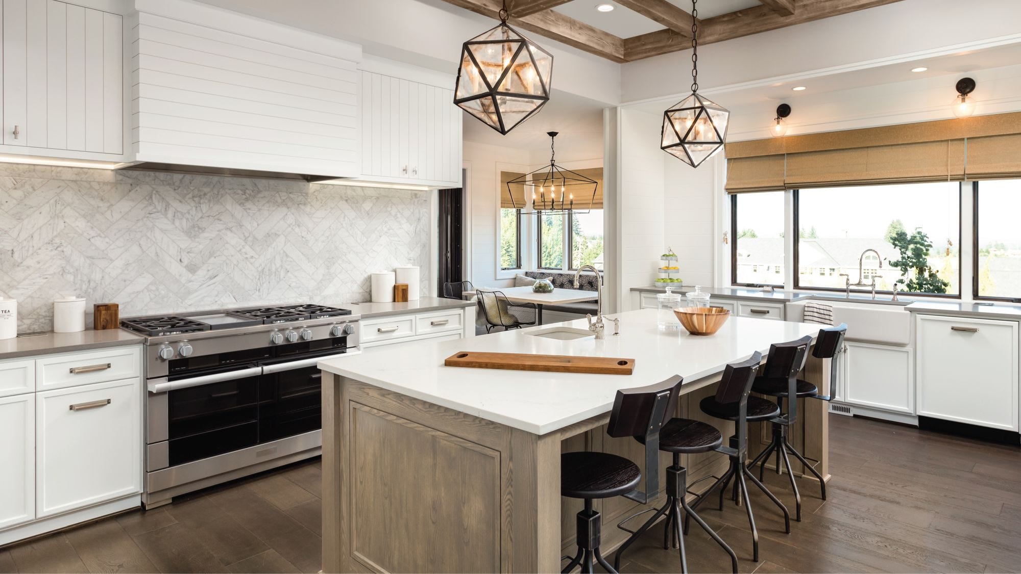 white-and-wooden-kitchen-with-island-counter