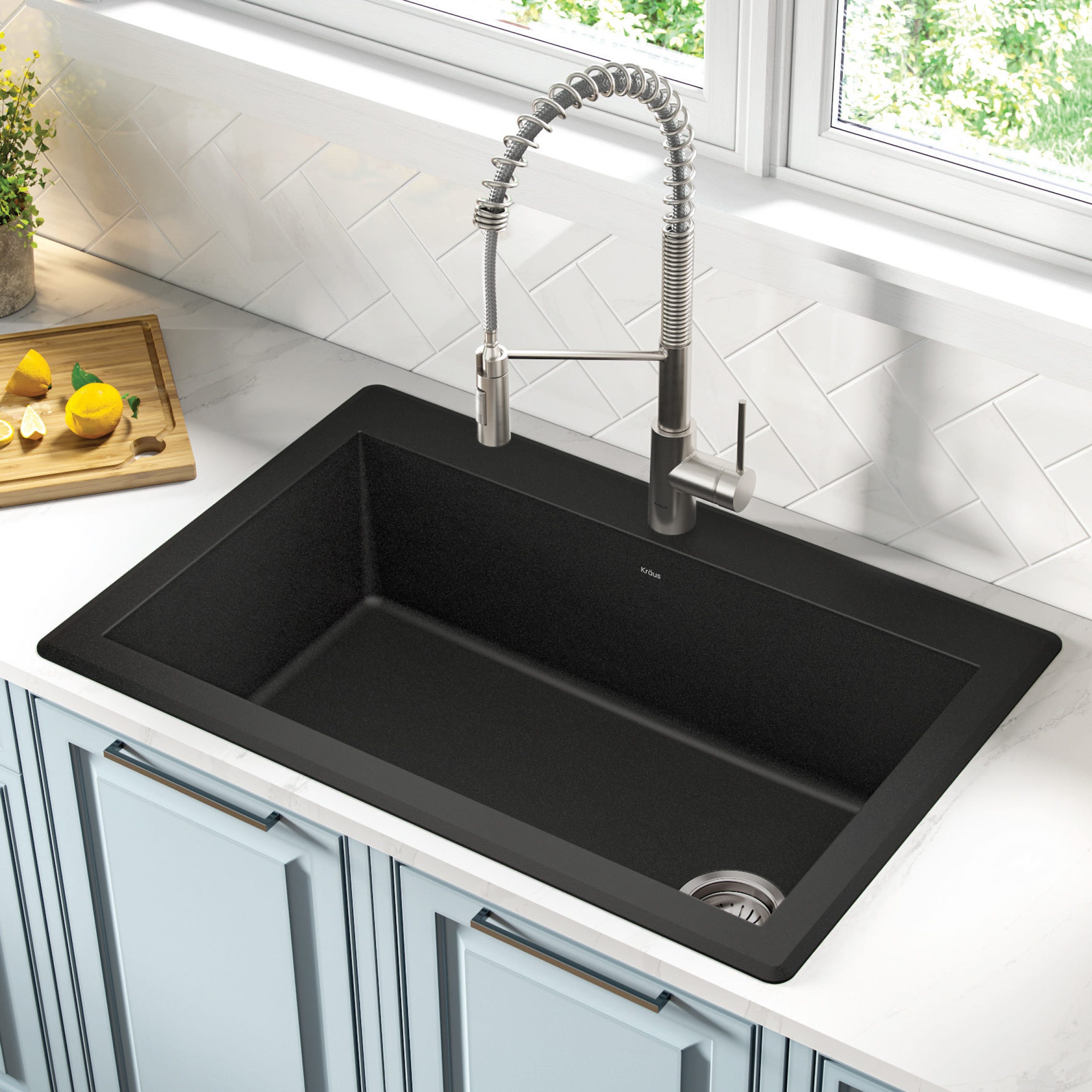 Forteza™ Granite Single Bowl Sink / KGD-54BLACK
